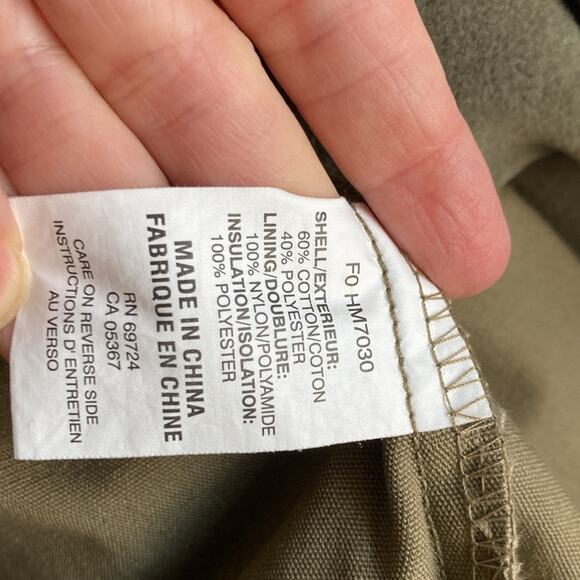 Vintage Columbia Canvas Hunting Jacket w/ zip out liner 90s y2k Ammo holders - Picture 12 of 13